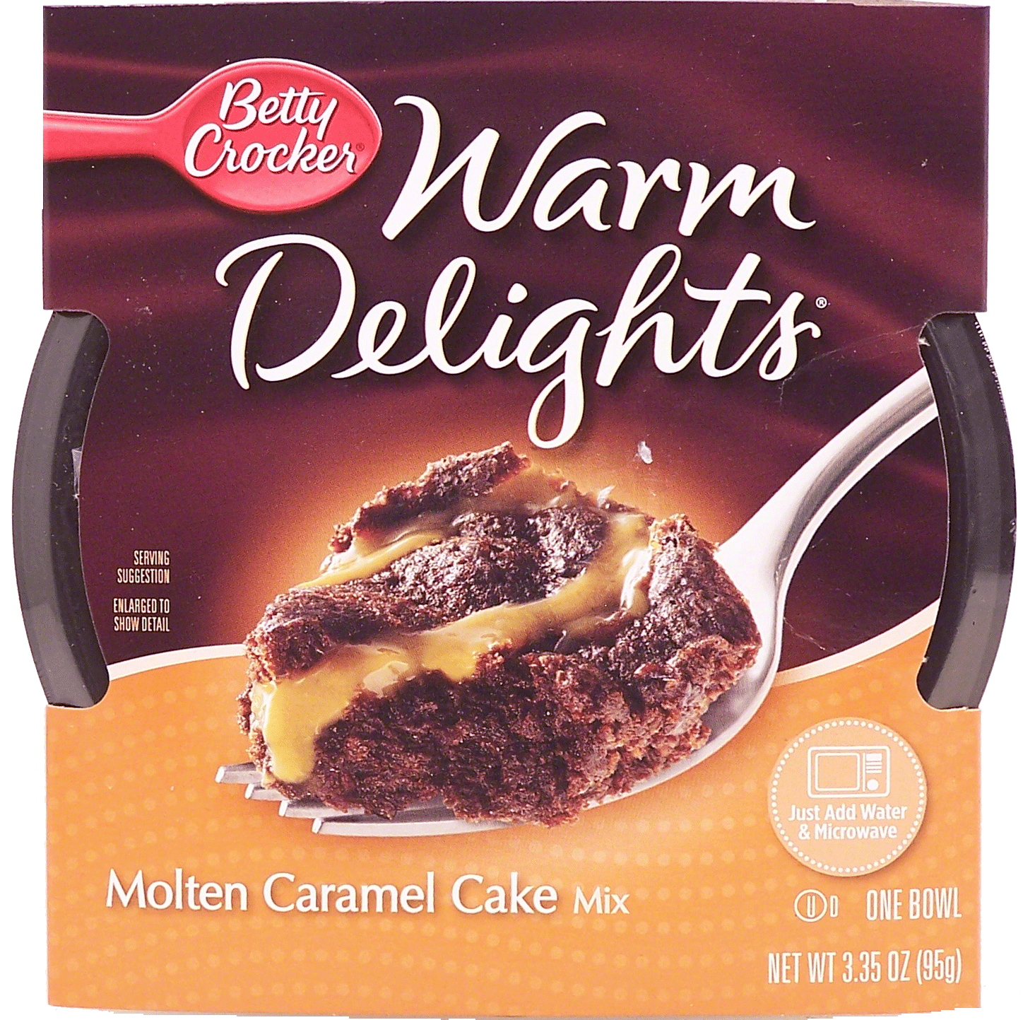Betty Crocker&nbsp;Warm Delights&nbsp;molten caramel cake mix, just add water Full-Size Picture
